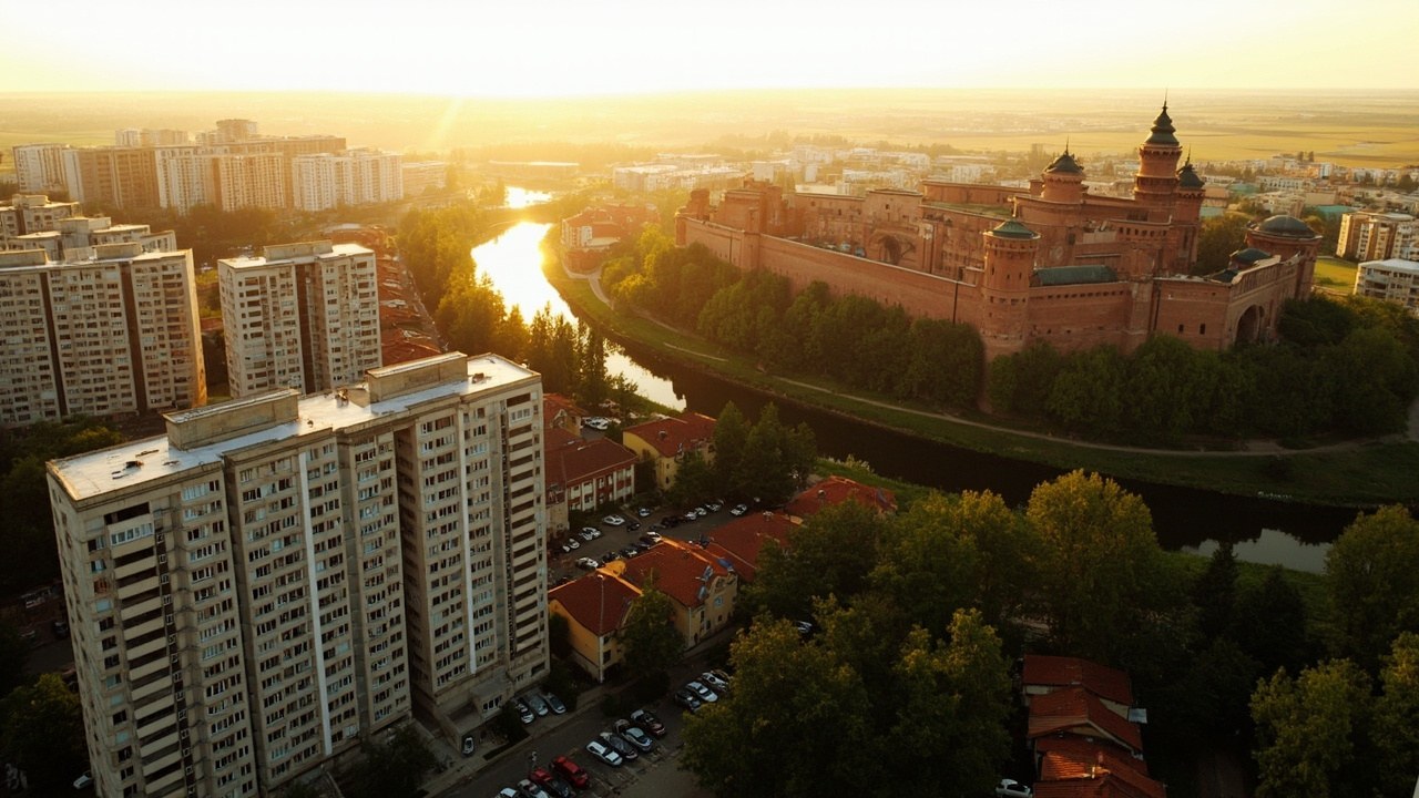 Райони Луцька з висоти