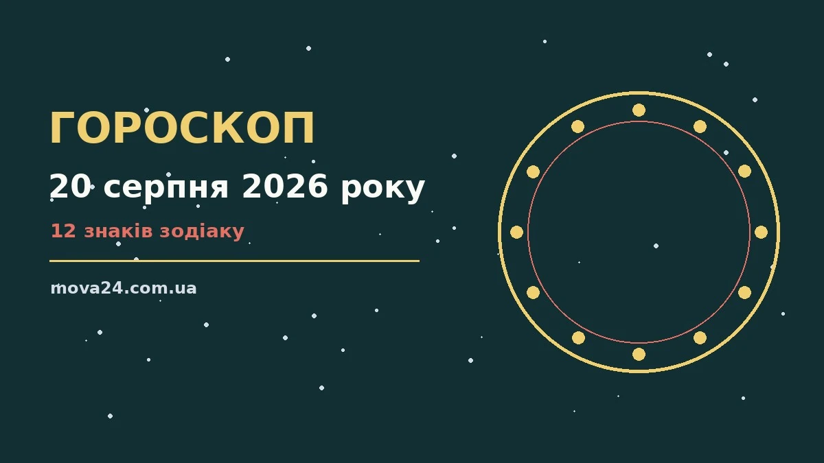 Ніжний ранковий пейзаж із чашкою чаю та нотатником для гороскопу на 20 серпня 2026 року