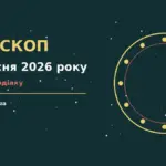 Зоряне небо у фіолетово-блакитних відтінках як символ гороскопу на 2 вересня 2026 року