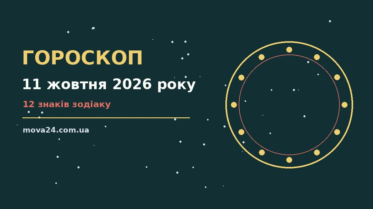 Гороскоп на 11 жовтня 2026 року: детальний прогноз дня про фінанси та особисте життя