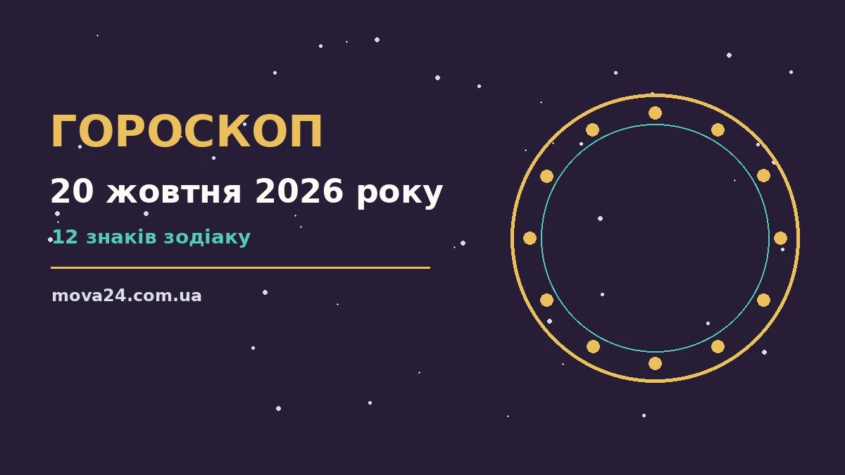 Гороскоп на 20 жовтня 2026 року: детальний прогноз дня про фінанси та особисте життя