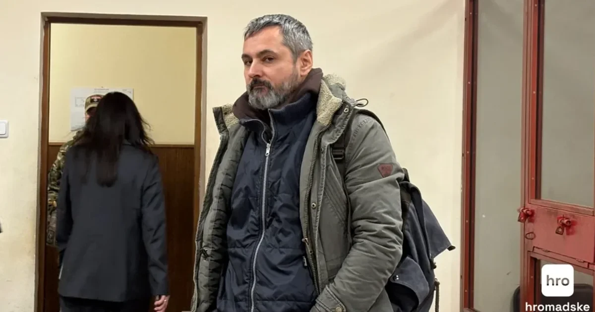 Андрій Білоус у залі суду