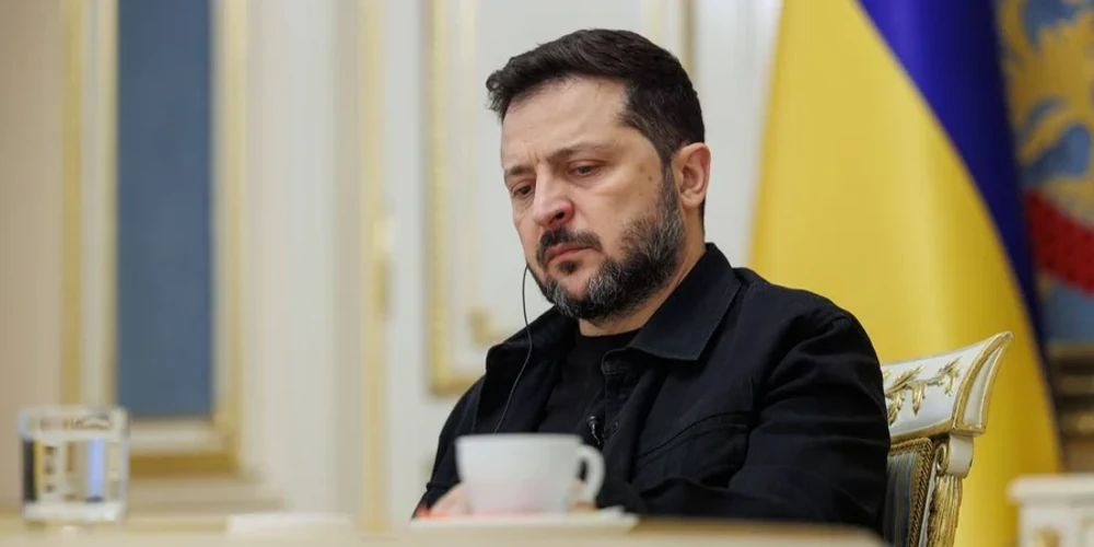 Володимир Зеленський під час інтерв&rsquo;ю Corriere della Sera